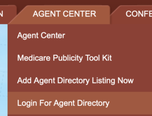 Log-in Medicare Agent Directory