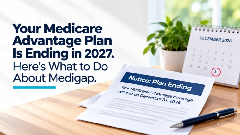 Your Medicare Advantage Plan Is Ending in 2027: What to Know About Medigap